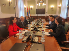 17. oktobar 2023. Predsednik Odbora za poljoprivredu, šumarstvo i vodoprivredu sa predstavnicima kineske kompanije Fufeng