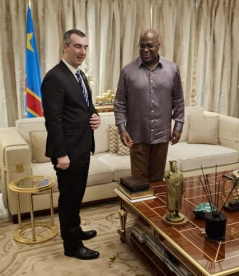 21 January 2024 The National Assembly Speaker with the President of the Democratic Republic of the Congo