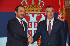 22. novembar 2023. Predsednik Narodne skupštine sa predsednikom Republike Kipar