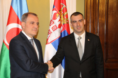7. новембар 2023. Председник Народне скупштина и министар спољних послова Републике Азербејџан 