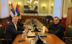 2. децембар 2025. Председник Одбора за контролу служби безбедности мр Игор Бечић са Заштитником грађана Зораном Пашалићем