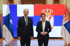 8. oktobar 2024. Predsednica Narodne skupštine i predsednik parlamenta Finske