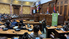 8. oktobar 2024. Otvorena sednica učeničkih parlamenata „Mali koraci, veliki pomaci: Volontiranje spaja!“