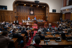 10. јун 2025. Пето ванредно заседање Народне скупштине Републике Србије у Чeтрнаестом сазиву