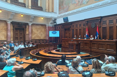 11. јул 2025. Чланови Одбора за дијаспору и Србе у региону и професори историје Европског института за истраживање холокауста и тоталитаризам из Мадрида