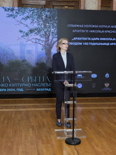 11. oktobar 2024. Otvaranje izložbe povodom obeležavanja 160. godišnjice rođenja ruskog umetnika Nikolaja Krasnova