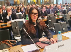 20. фебруар 2025. Народна посланица мр Данијеле Николић на редовном Зимском заседању Парламентарне скупштине ОЕБС