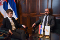 21 May 2024 The National Assembly Speaker in meeting with the Cypriot Ambassador to Serbia