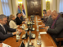 21. novembar 2024. Potpredsednica Narodne skupštine sa premijerom Države Tuvalu