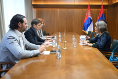 24 February 2026 The National Assembly Speaker in meeting with the Danish Ambassador to Serbia