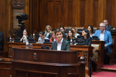 25 April 2023 National Assembly Speaker Ana Brnabic