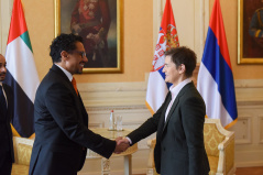 25 April 2024 The National Assembly Speaker and the Ambassador of the United Arab Emirates to Serbia
