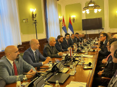 25 October 2024, The members of the PFG with the US in meeting with the US Ambassador to Serbia