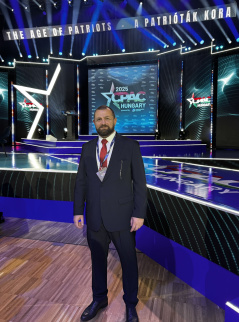 30. мај 2025. Народни посланик Владимир Ђорђевић на скупу „CPAC Мађарска 2025: Доба патриота је стигло"