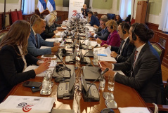 5. новембар 2025. Учесници састанка Генералног одбора за економска питања Парламентарне скупштине Парламентарне димензије Централно-европске иницијативе