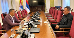 23. septembar 2025. Predsednik Odbora za zdravlje i porodicu dr Muamer Bačevac i Zaštitnik građana mr Zoran Pašalić