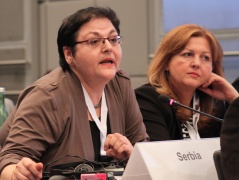 23 - 24 February 2012 National Assembly’s Standing Delegation to the OSCE Parliamentary Assembly at the winter session in Vienna (from left to right) delegation member Gordana Comic and Head of the delegation Suzana Grubjesic