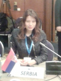 19 December 2013 The Head of the National Assembly’s standing delegation to PABSEC, Irena Vujovic