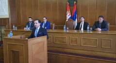 4 April 2019 National Assembly Deputy Speaker Prof. Dr Vladimir Marinkovic at the opening of the solemn academy on Students’ Day