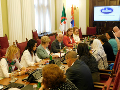 10 July 2019 The Women’s Parliamentary Network in meeting with the Algerian parliamentary delegation