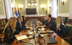24. april 2019. mr Igor Bečić u razgovoru sa predsednikom Internacionalne policijske asocijacije Srbije