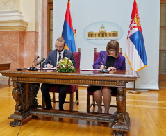 10 March 2020 The National Assembly Speaker and Armenian Parliament Speaker sign a Memorandum of Understanding