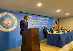 23 July 2021 Mladen Grujic, member of the National Assembly’s standing delegation to the Inter-Parliamentary Union