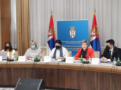 29 December 2021 National Assembly Deputy Speaker Elvira Kovacs at the social dialogue on the topic: 