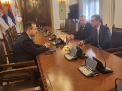 3 August 2022 Dr Vladimir Orlic takes over the office of National Assembly Speaker from Ivica Dacic