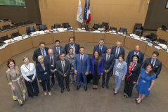 2 June 2023 The Head of the standing delegation to the Parliamentary Assembly of La Francophonie at the meeting of heads of delegations to Parliamentary Assembly of La Francophonie