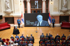 5 July 2023 Commemorative gathering for the late former President of the Republic of Serbia Milan Milutinovic