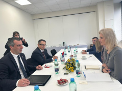 24.april 2023. Predsednik Narodne skupštine sa predsednicom Senata Rumunije