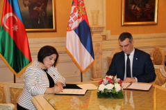 25 May 2023 The Speakers of the Assemblies of Serbia and Azerbaijan sign a Memorandum of Understanding