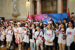 26. мај 2023. Председник Народне скупштине угостио српску децу из региона и дијаспоре