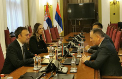 30 March 2023 The Head of the PFG with Hungary in meeting with the Hungarian Ambassador to Serbia