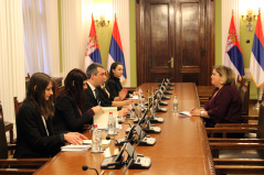 31 January 2023 The National Assembly Speaker in meeting with the Greek Ambassador to Serbia