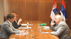 4 August 2026 The National Assembly Speaker in meeting with the Irish Ambassador to Serbia (photo © National Assembly / Milos Miskov)