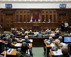 9. април 2026. Учесници  конференције “Страдање Срба у Независној држави Хрватској у периоду од 1941 – 1945“ 