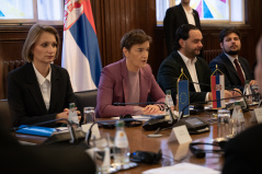 13. oktobar 2026. Predsednica Narodne skupštine sa delegacijom Parlamentarne skupštine Saveta Evrope (foto © Peđa Vučković)