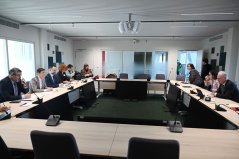 18. март 2026. Председница Народне скупштине Ана Брнабић и генерални директор Генералног директората ЕК за проширење и источно суседство Герт Јан Копман 