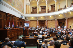19. август 2026. Одржана конференција „Страдање Срба на Косову и Метохији, Резолуција УН 1244 и међународно право“ (фото © Народна скупштина / Милош Мишков)