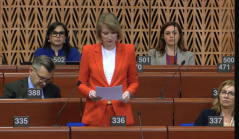 22. април 2026. шеф делегације Народне скупштине у Парламентарној скупштини Савета Европе Биљана Пантић Пиља