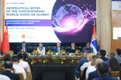22. јун 2026. Потпредседница Народне скупштине Марина Рагуш на Шестој београдској тинк тенк конференцији (фото © Народна скупштина / Милош Мишков)