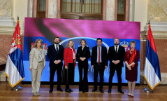 23. март 2026. Чланови делегације Народне скупштине при ПС СЕ са известиоцима Мониторинг комитета ПС СЕ