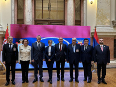 23. oktobar 2026. Potpredsednica Raguš i članovi Posmatračke misije Interparlamentarne skupštine Zajednice nezavisnih država 