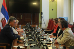 24. septembar 2026. Učesnici sastanka (foto © Narodna skupština / Miloš Miškov)