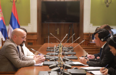 25. maj 2026. Učesnici sastanka (foto © Narodna skupština / Miloš Miškov)
