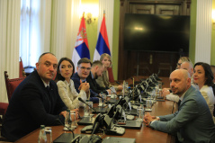 25. jun 2026. Učesnici sastanka (foto © Narodna skupština / Miloš Miškov)