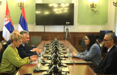 25. jun 2026. Učesnici sastanka (foto © Narodna skupština / Miloš Miškov)