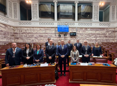 30. март 2026. Учесници састанка Генералног одбора за правосуђе, унутрашње послове и безбедност Парламентарнe скупштинe Процеса сарадње у југоисточној Европи